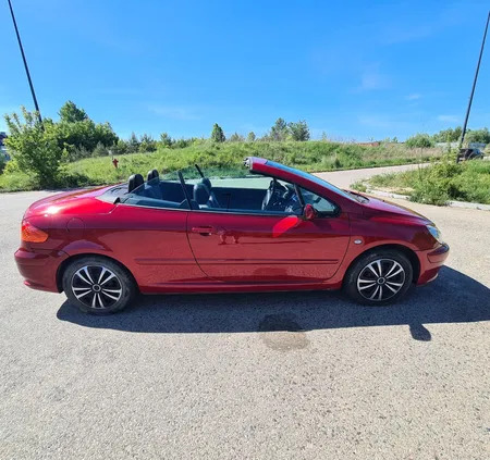 warmińsko-mazurskie Peugeot 307 CC cena 9900 przebieg: 153179, rok produkcji 2004 z Olsztyn